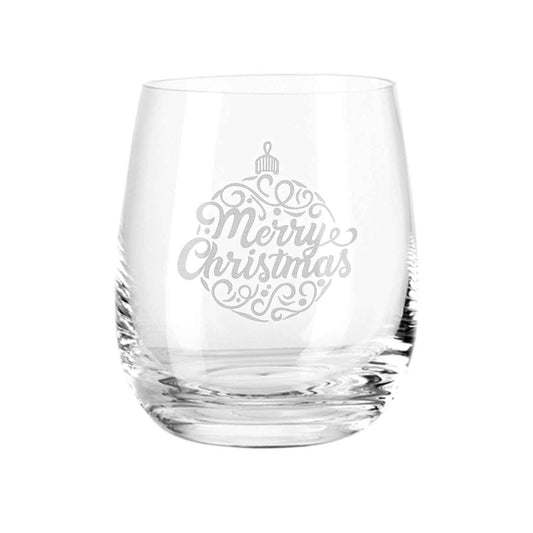 Teelicht mit Gravur - Weihnachtsdeko - Weihnachtskugel