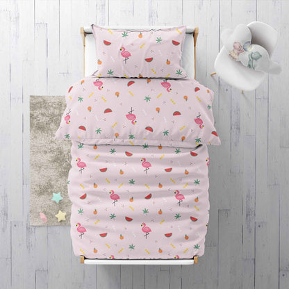 "Flamingo" Premium Kinderbettwäsche