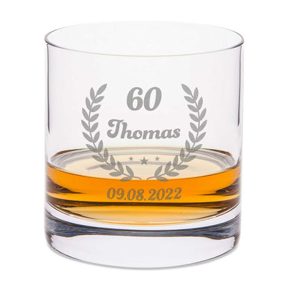 Leonardo Whiskyglas mit Gravur "Geburtstagskranz"