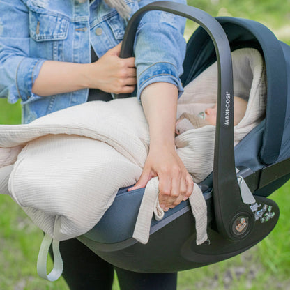 Einschlagdecke Musselin – 2.5 TOG Babyschale
