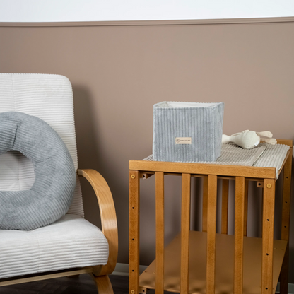 Wickeltisch-Korb Cord – Utensilo Wickeltisch