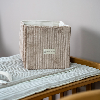 Wickeltisch-Korb Cord – Utensilo Wickeltisch