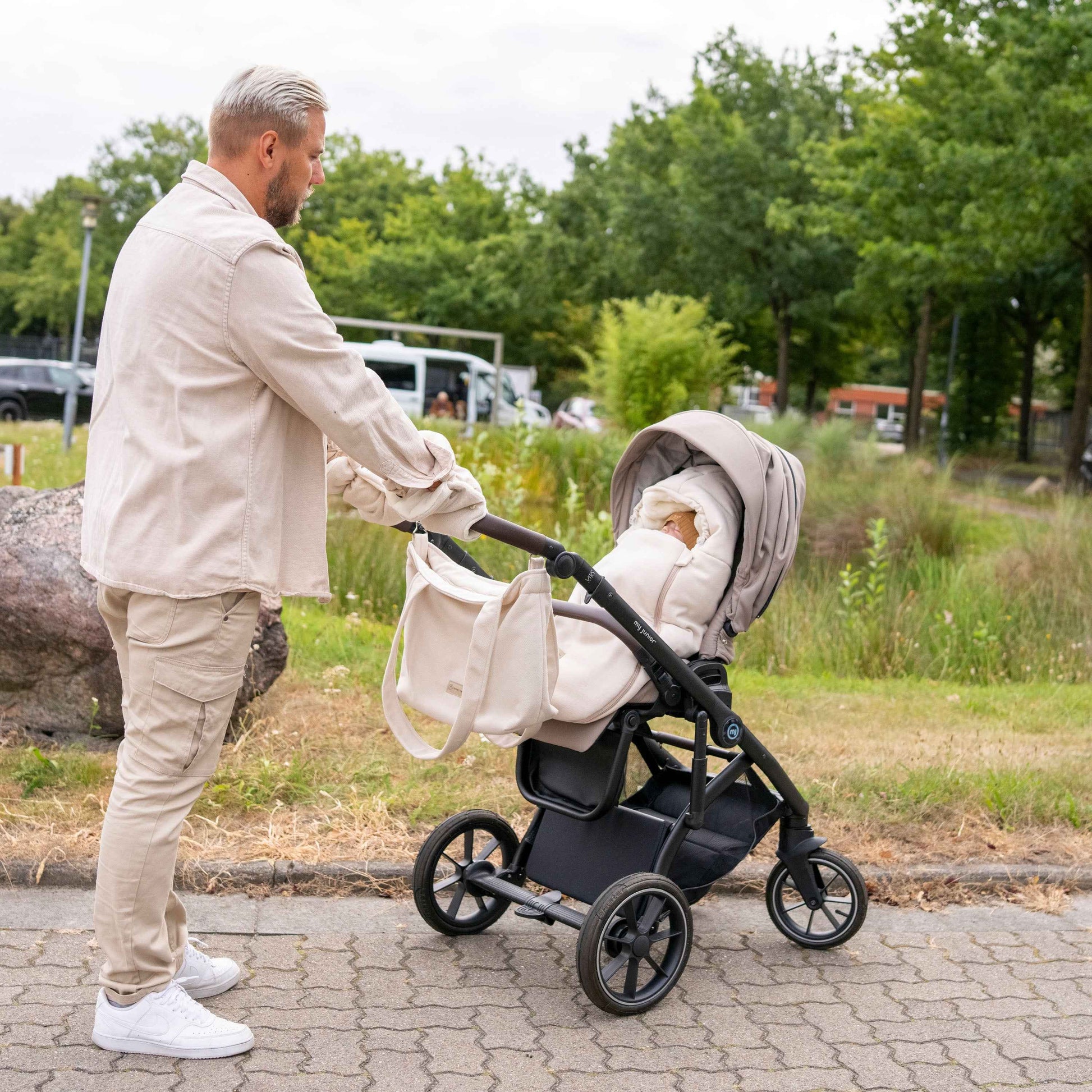 Winterfußsack Kaschmir – luxuriös & warm für Kinderwagen & Autoschale
