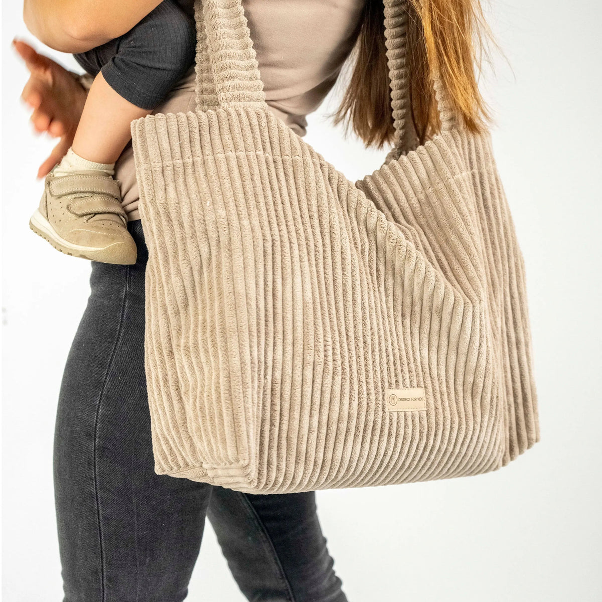 Mom Bag Cord – Shopper für den Kinderwagen