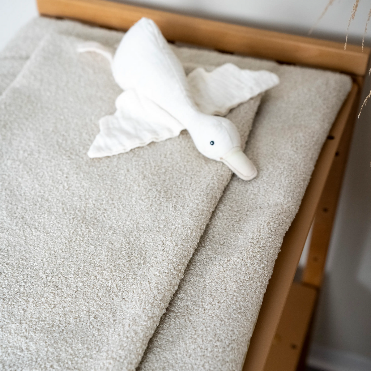 Wickelauflage Bouclé – mit Unterlage, kuschelig District for Kids