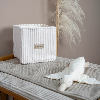 Wickeltisch-Korb Cord – Utensilo Wickeltisch