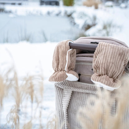 Kinderwagen-Handschuhe Cord – warm & stilvoll