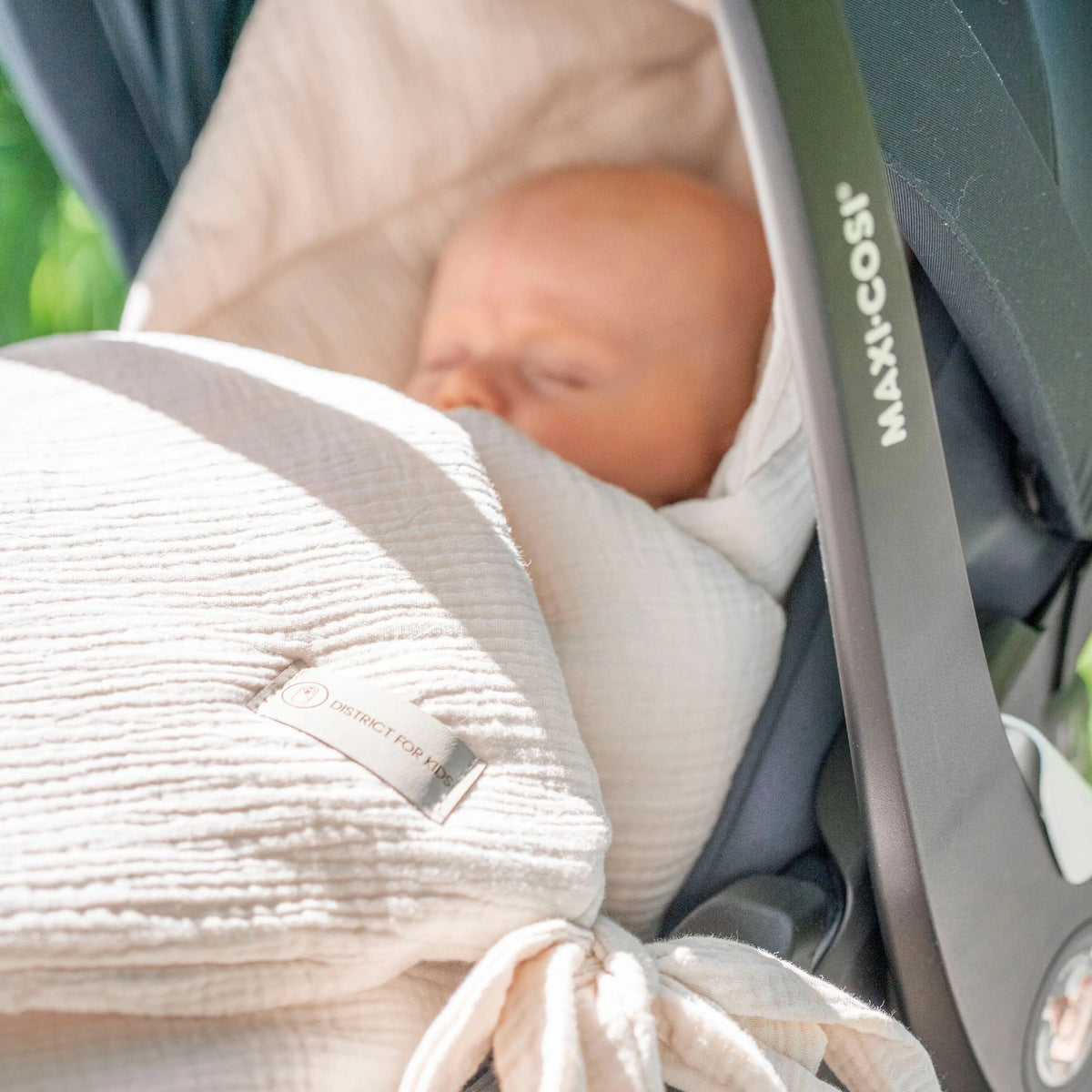 Einschlagdecke Musselin – 2.5 TOG Babyschale