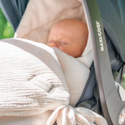 Einschlagdecke Musselin – 2.5 TOG Babyschale