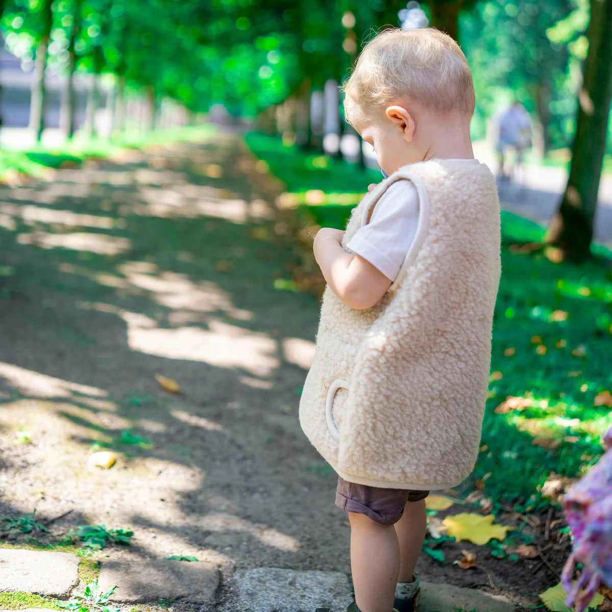 Kinderweste Merinowolle – weich, warm & hypoallergen