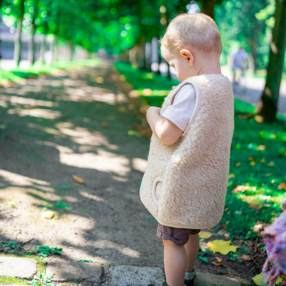 Kinderweste Merinowolle – weich, warm & hypoallergen