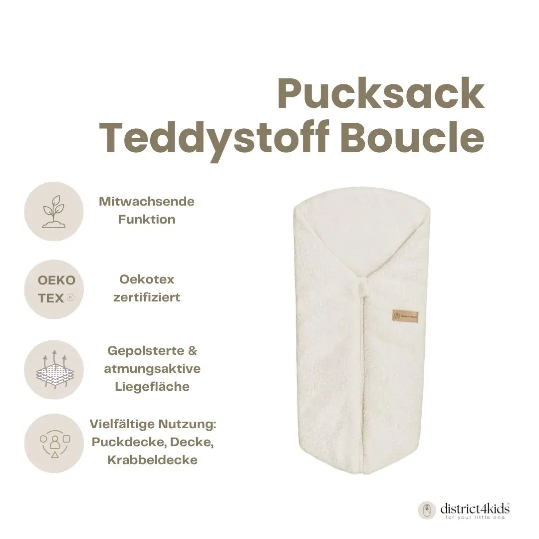 Pucksack Bouclé – 2.5 TOG Ganzjahr District for Kids