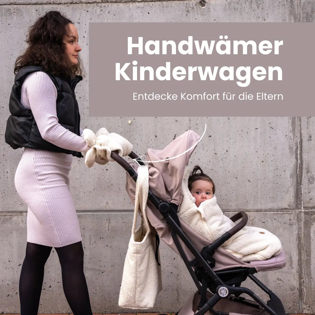 Kinderwagen-Handschuhe Bouclé – warm & kuschelig District for Kids