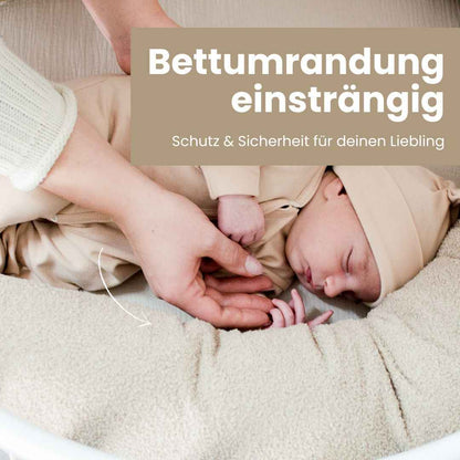 Bettschlange einsträngig Teddystoff Boucle – Schutz & Vielseitig