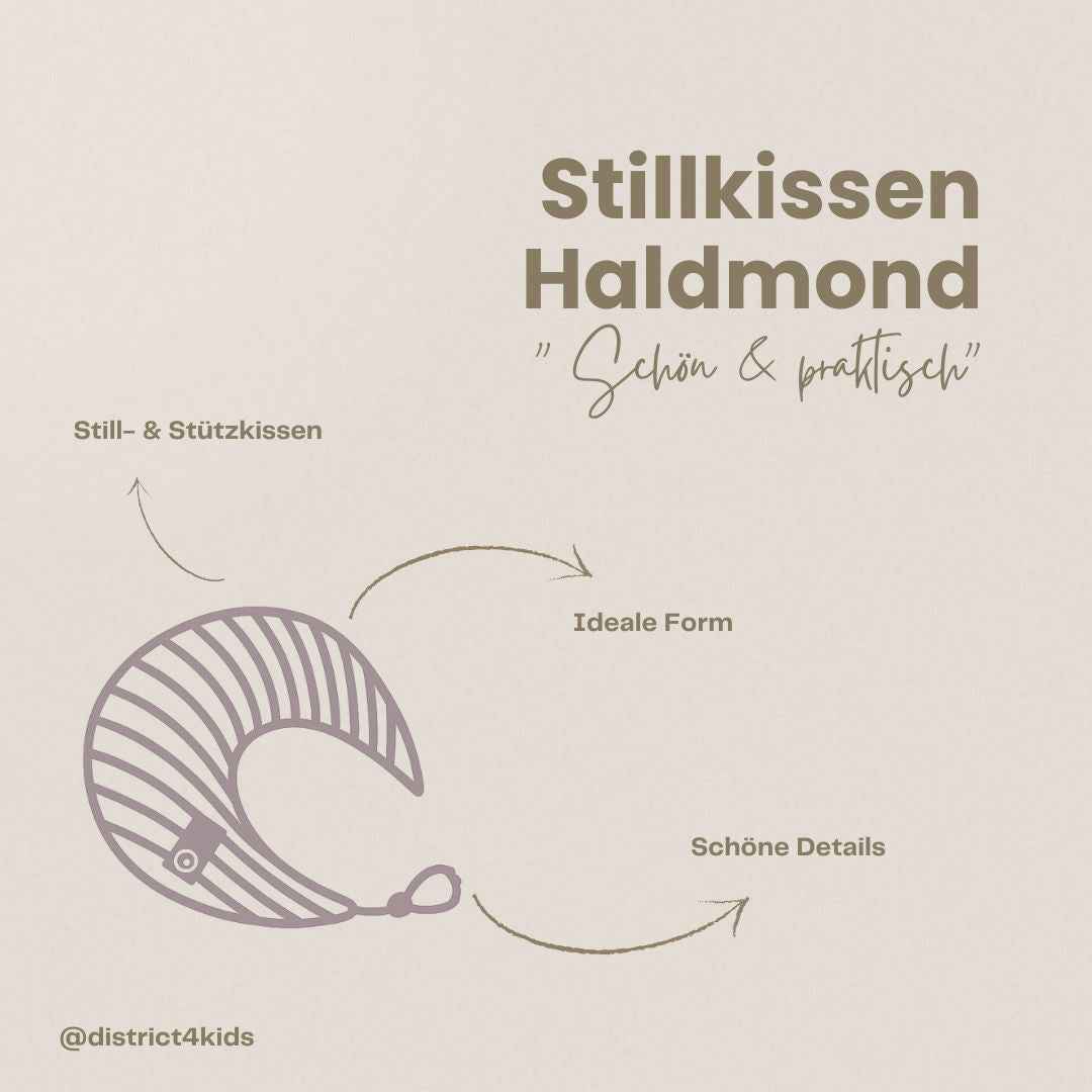 Stillkissen Halbmond Velours– Komfort, Unterstützung & vielseitige Nutzung