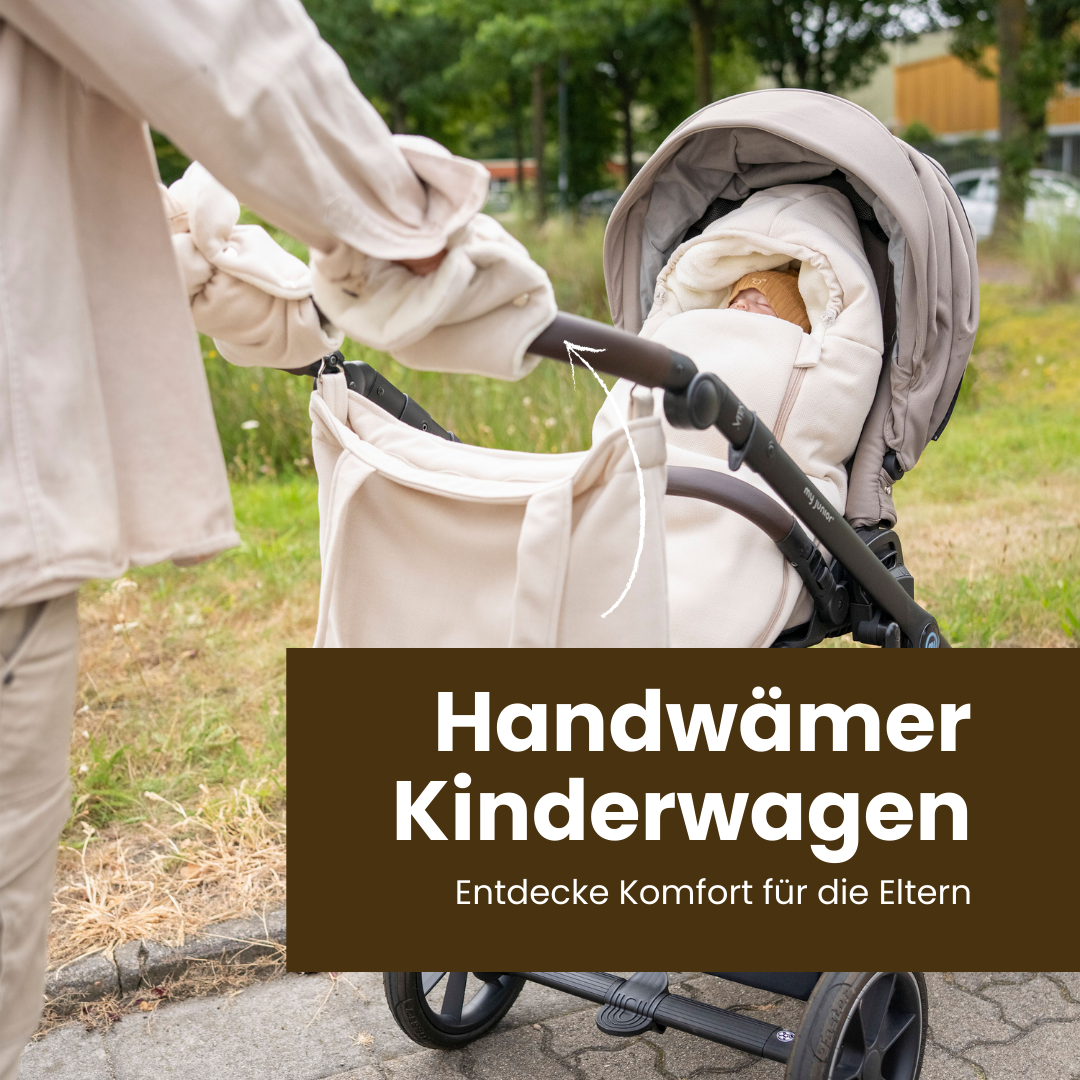 Handschuhe Kaschmir für den Kinderwagen - warm, weich & stillvoll