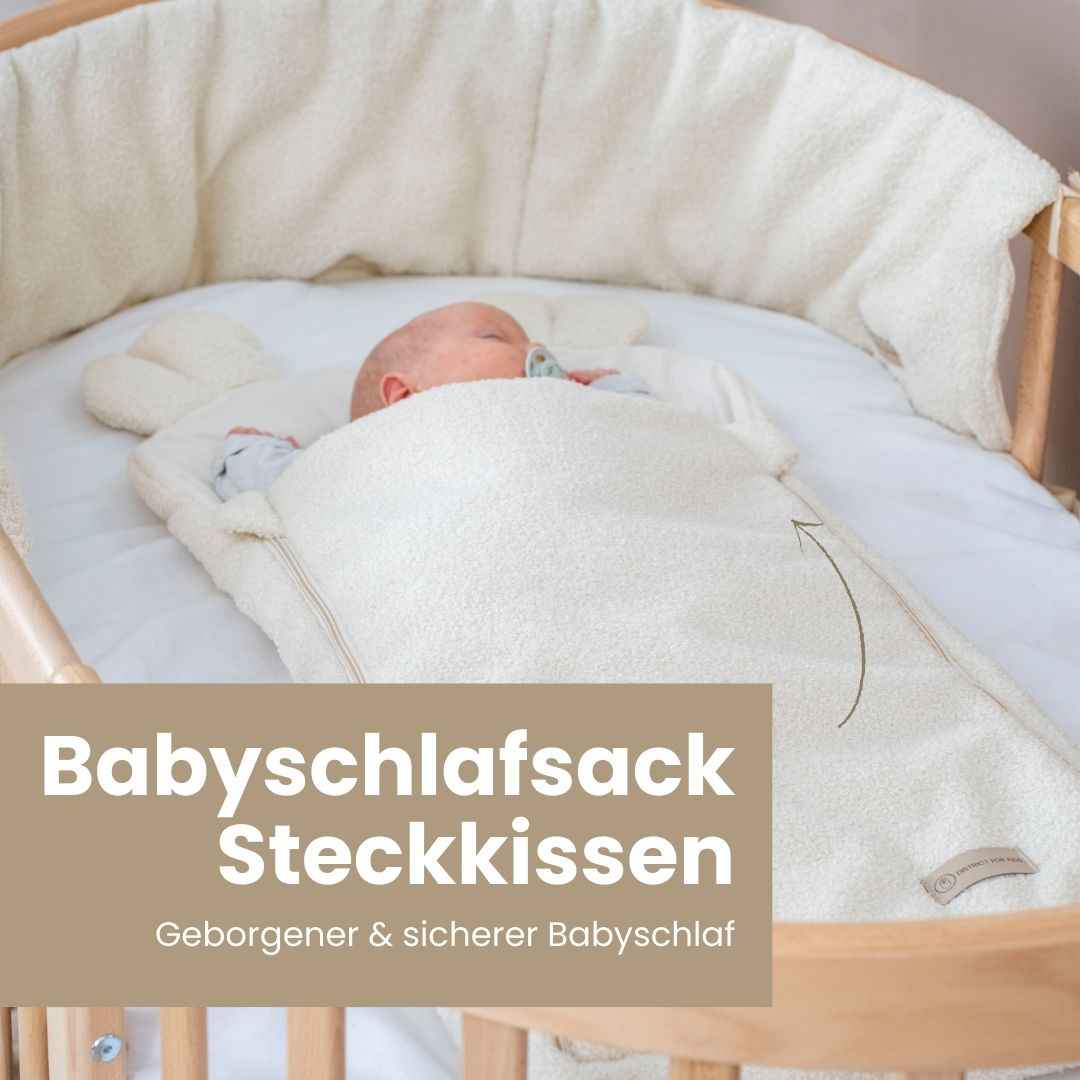 Babyschlafsack Teddyohren Teddy Boucle - kuscheliger Ganzjahresschlafsack