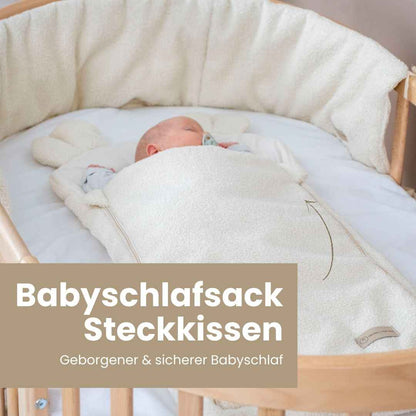 Babyschlafsack Teddyohren Teddy Boucle - kuscheliger Ganzjahresschlafsack