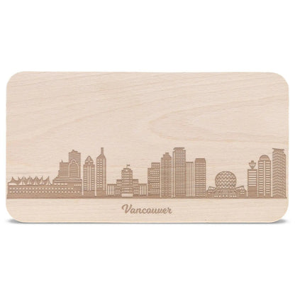 Frühstücksbrettchen Skyline Vancouver