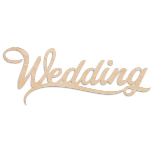 Großes "Wedding" Holzschild im Vintage Stil