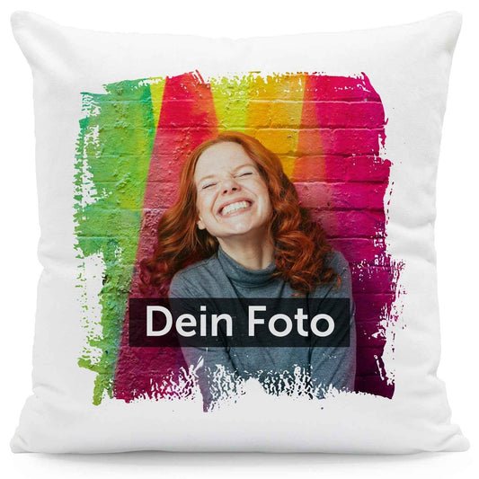 Bedrucktes Kissen mit eigenem Foto