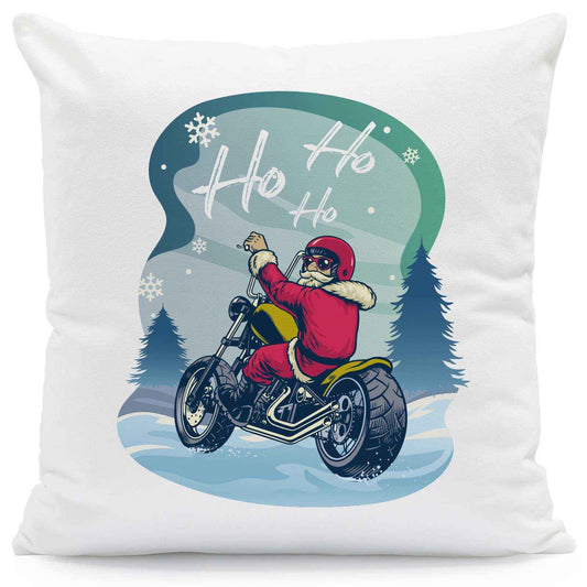 Kissen mit Weihnachtsmotiv - Cool Santa  - Weihnachtsdeko - Geschenk für Frauen & Männer