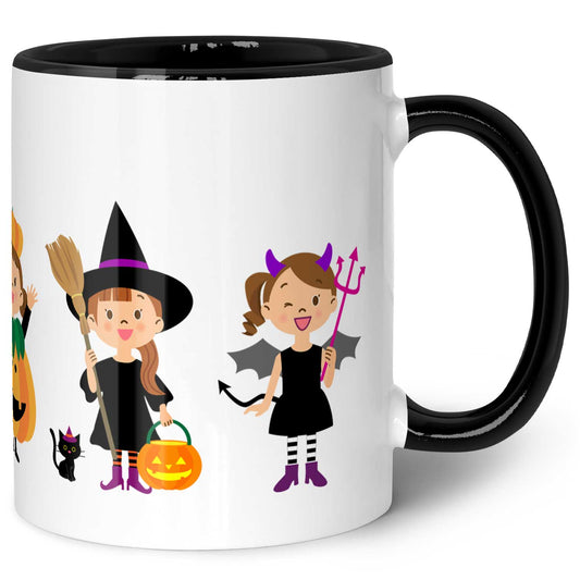 Bedruckte Tasse mit Motiv im Kinderkostüme Design