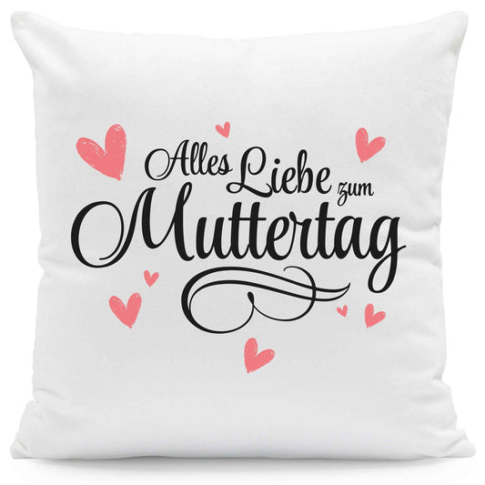 Kissen mit Spruch Alles Liebe zum Muttertag