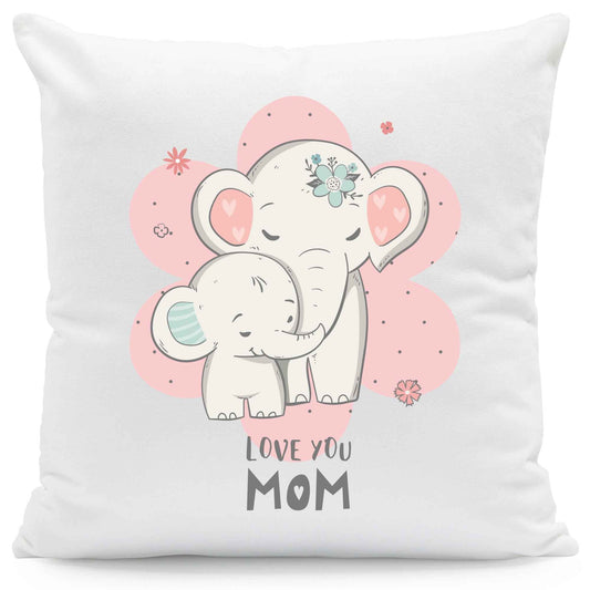Kissen mit Spruch Elefanten Mama