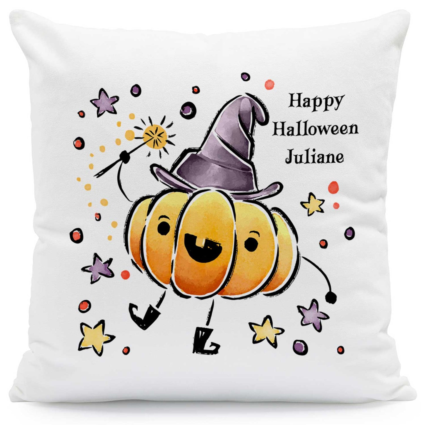 Bedrucktes Kissen "Happy Halloween" in versch. Designs
