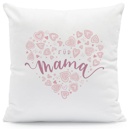 Bedrucktes Kissen mit Spruch Für Mama