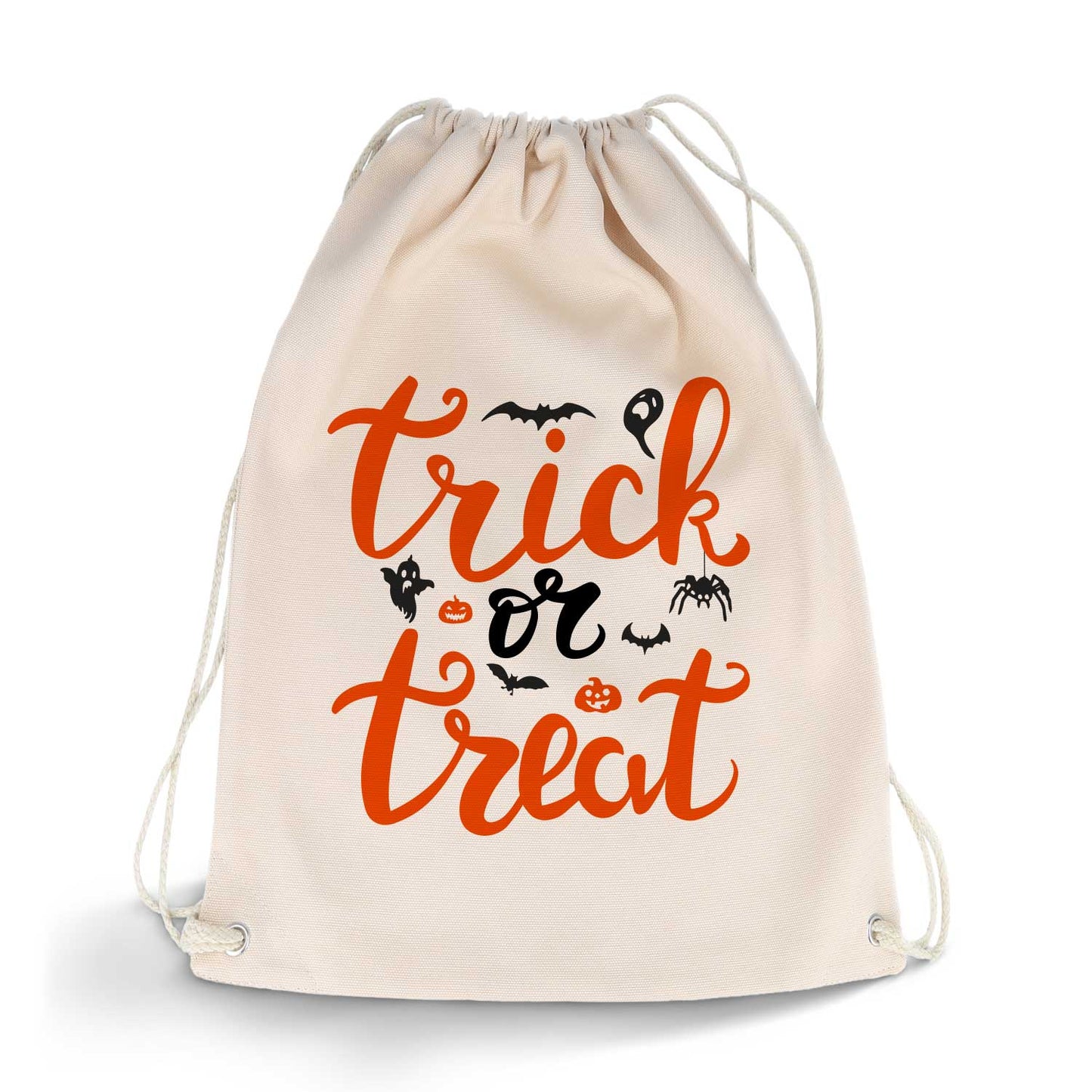 Bedruckter Turnbeutel für Kinder im Trick or Treat Design