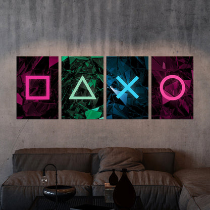 Wandtattoo Spielkonsole für Gamer