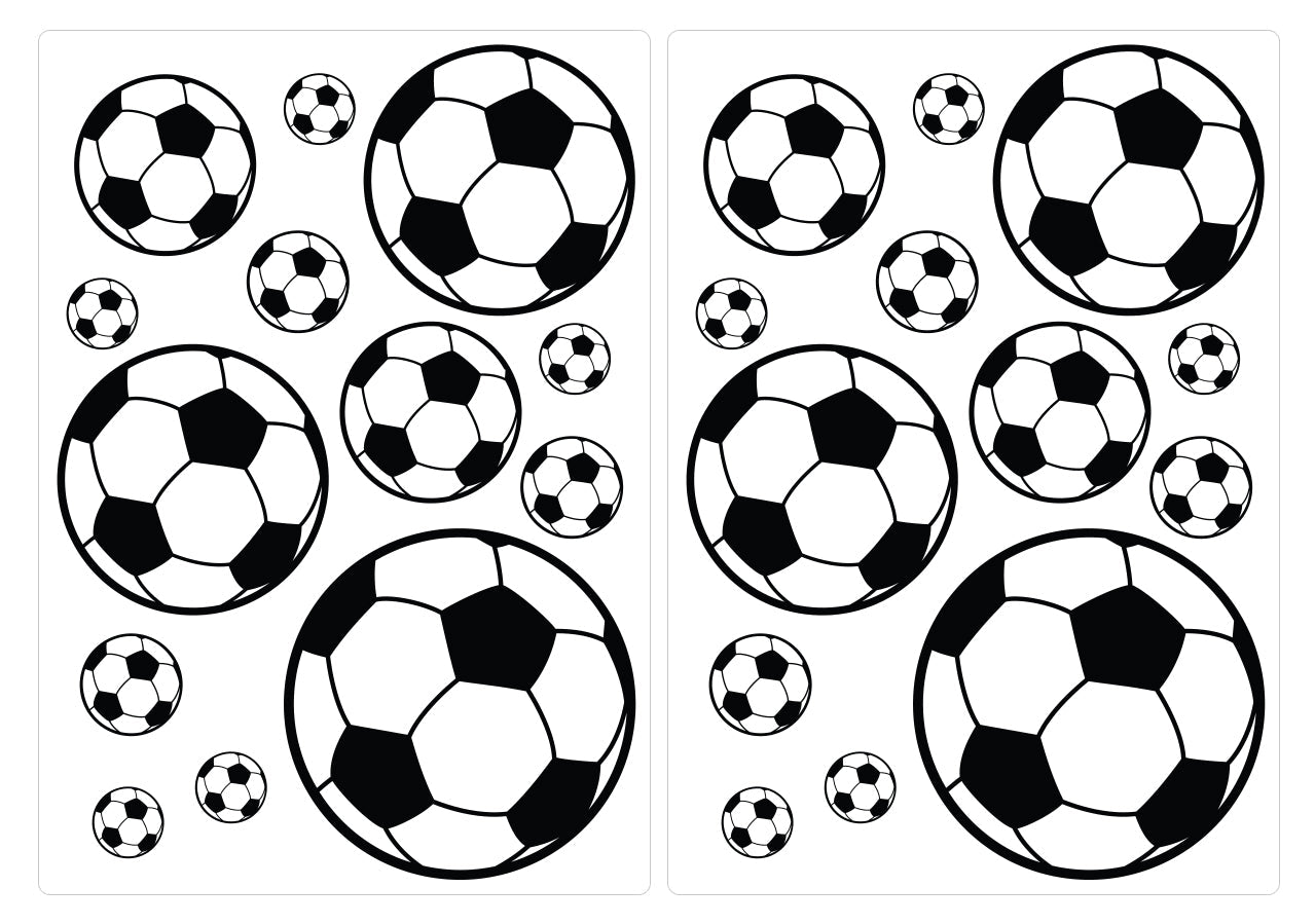 Wandsticker Set Fußball