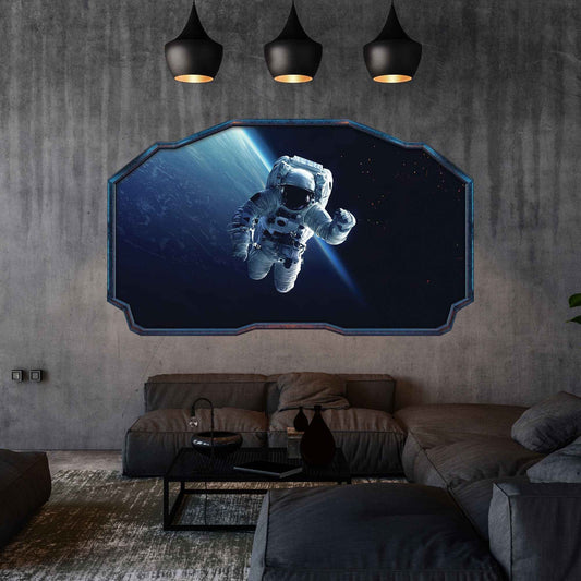 Wandtattoo Kinderzimmer Weltraum & Astronaut Design
