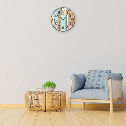 Wanduhr aus Holz Luv Vintage - UV Druck