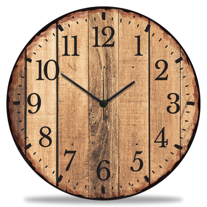 Wanduhr aus Holz Nature Love - mit UV Druck