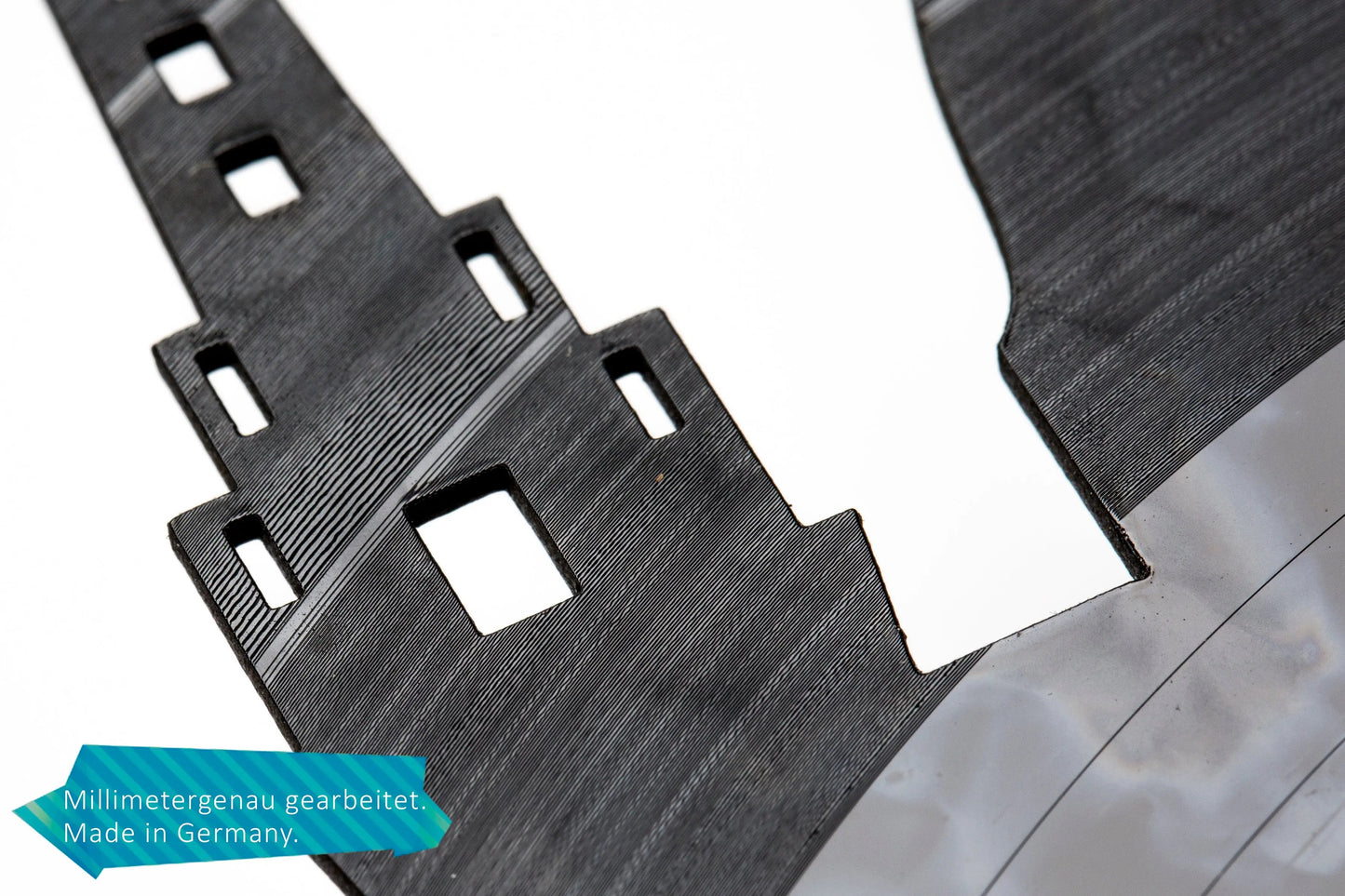 Wanduhr aus Vinyl Skyline Gladbach