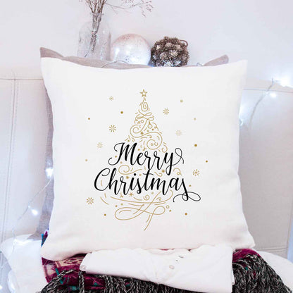 Bedrucktes Kissen mit Motiv im Weihnachtsbaum Design