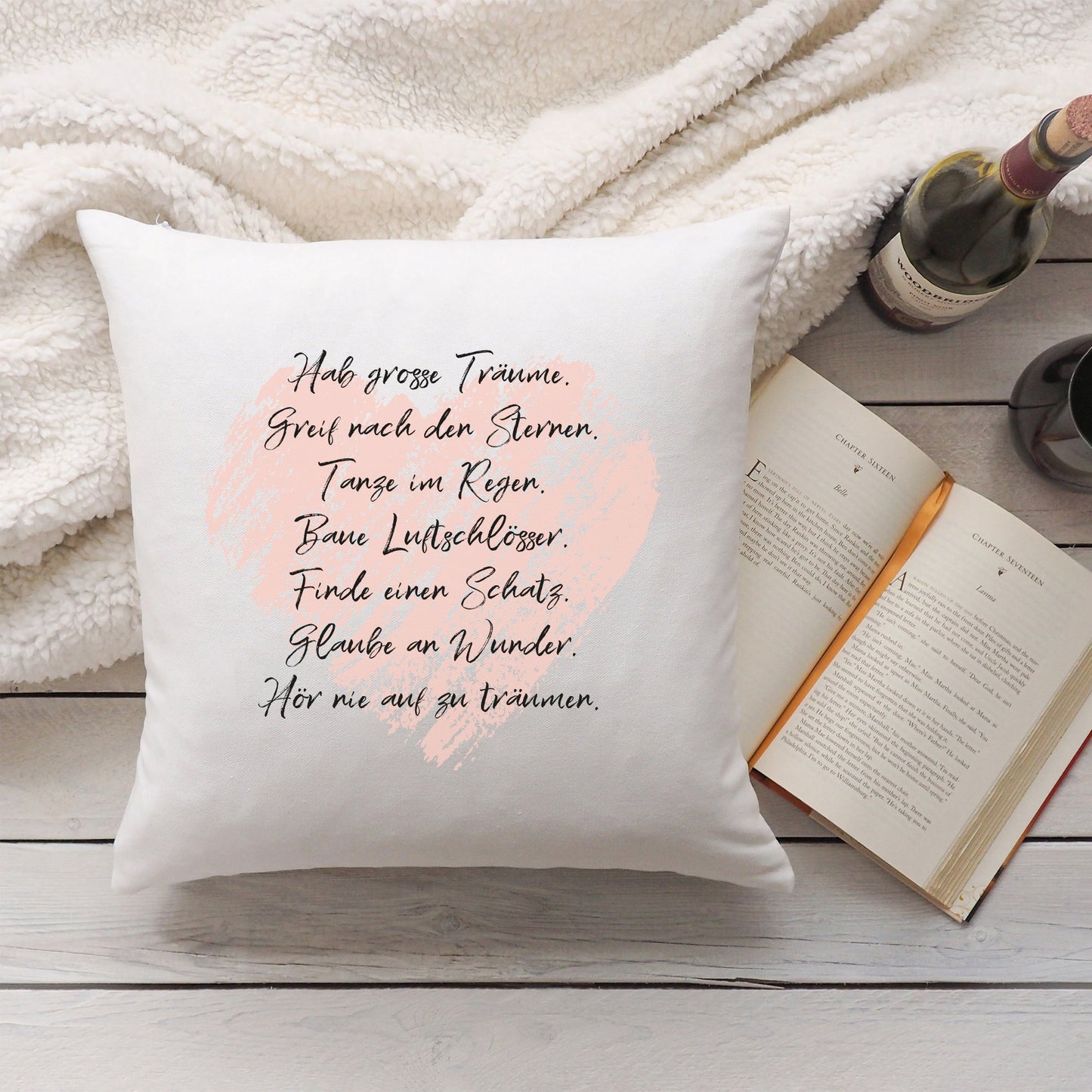 Kissen mit Spruch Traumsprüche