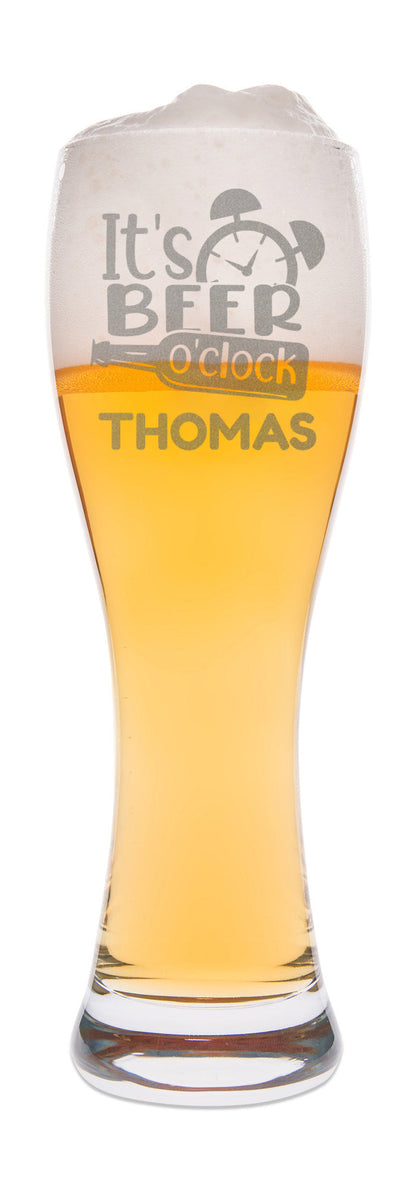 Leonardo Weizenglas "It's beer o'clock"