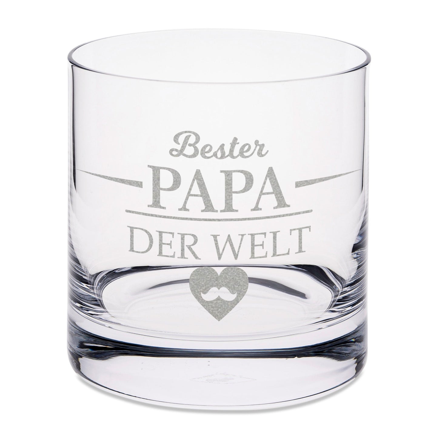 Leonardo Whiskygläser mit Gravur - "Bester Papa der Welt" im Set mit 0,5l Karaffe