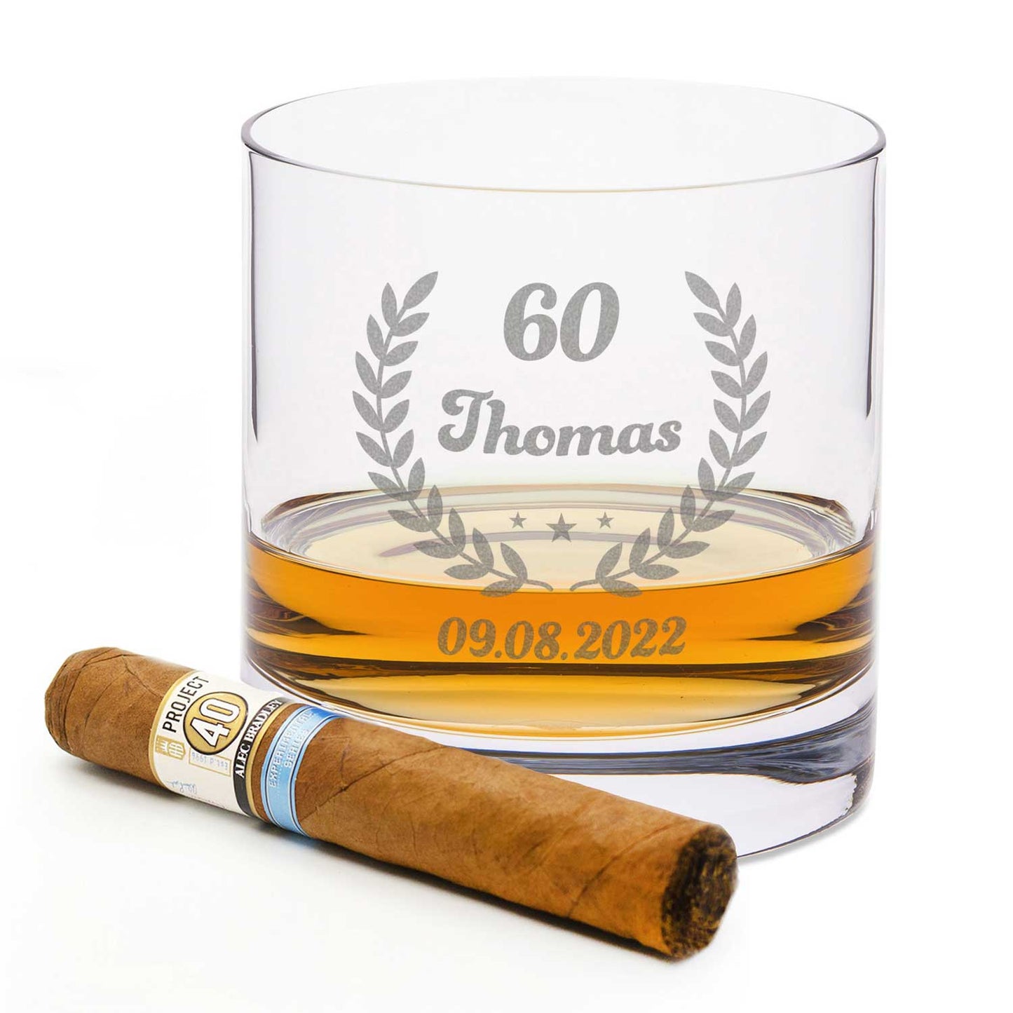 Leonardo Whiskyglas mit Gravur "Geburtstagskranz"