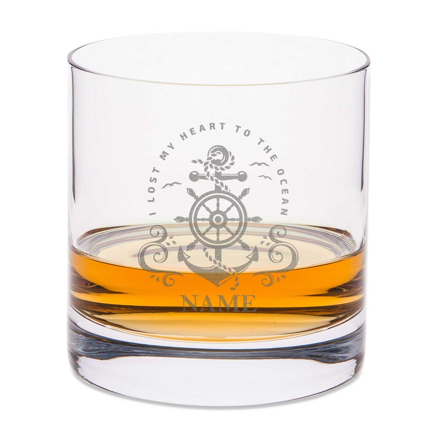 Leonardo Whiskyglas mit Gravur "Heart to the ocean"