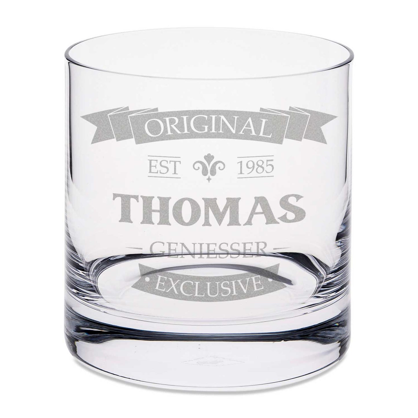 Leonardo Whiskyglas mit Gravur "Original V2"