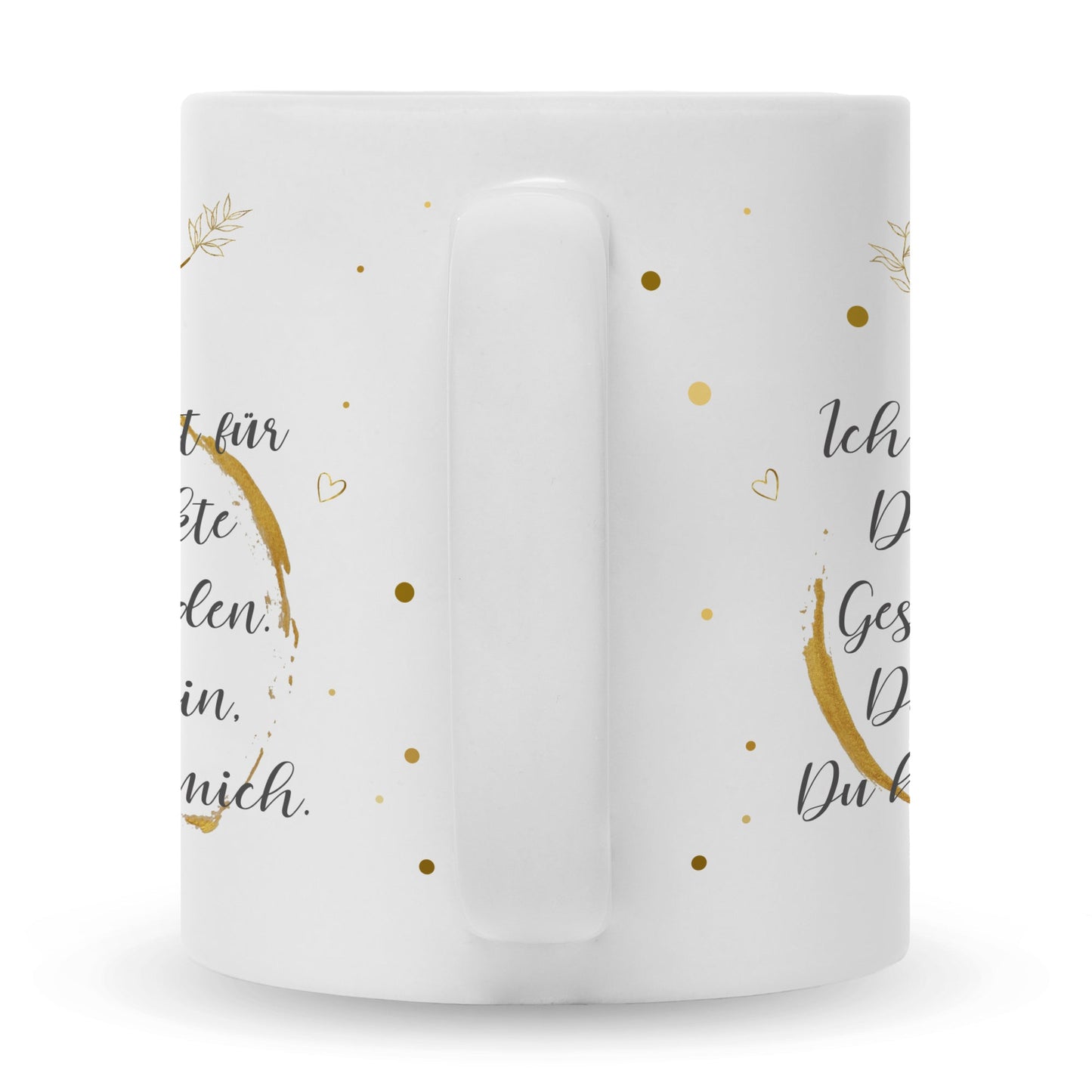 Bedruckte Tasse Schatz Ich habe versucht