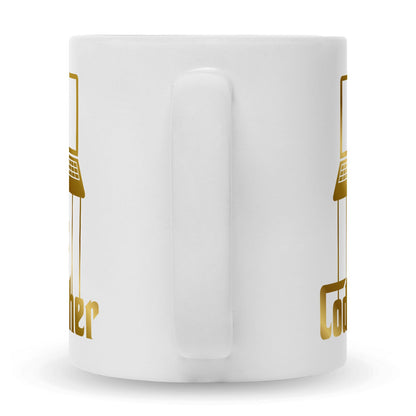 Bedruckte Tasse mit Spruch - The Codefather