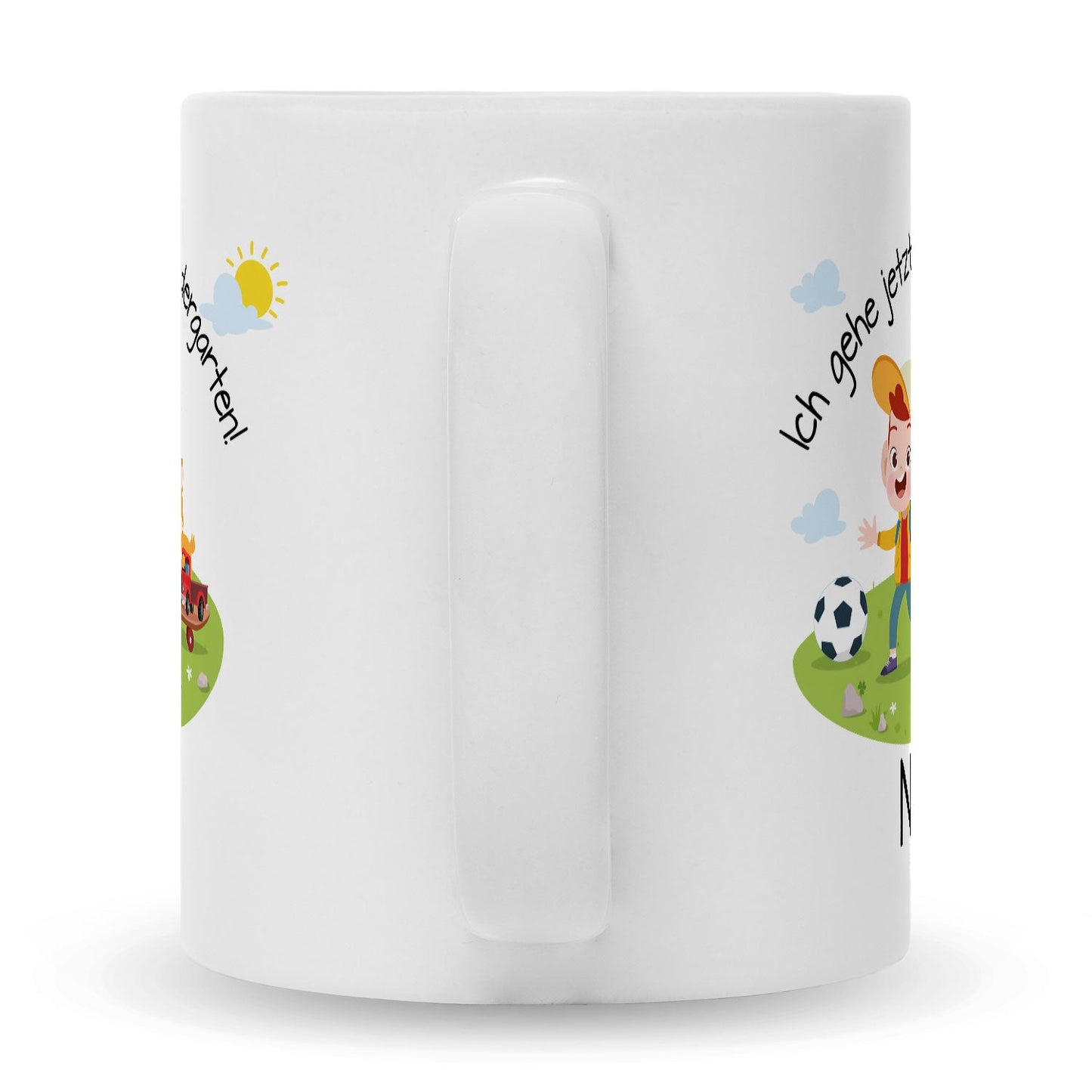 Bedruckte Tasse mit Motiv Ich gehe jetzt in den Kindergarten für Jungen & Mädchen