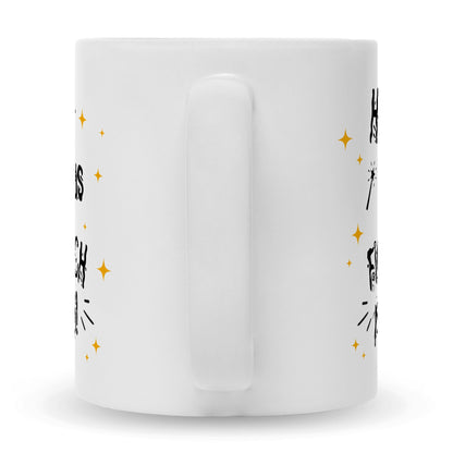 Bedruckte Tasse mit Spruch Hokus Pokus