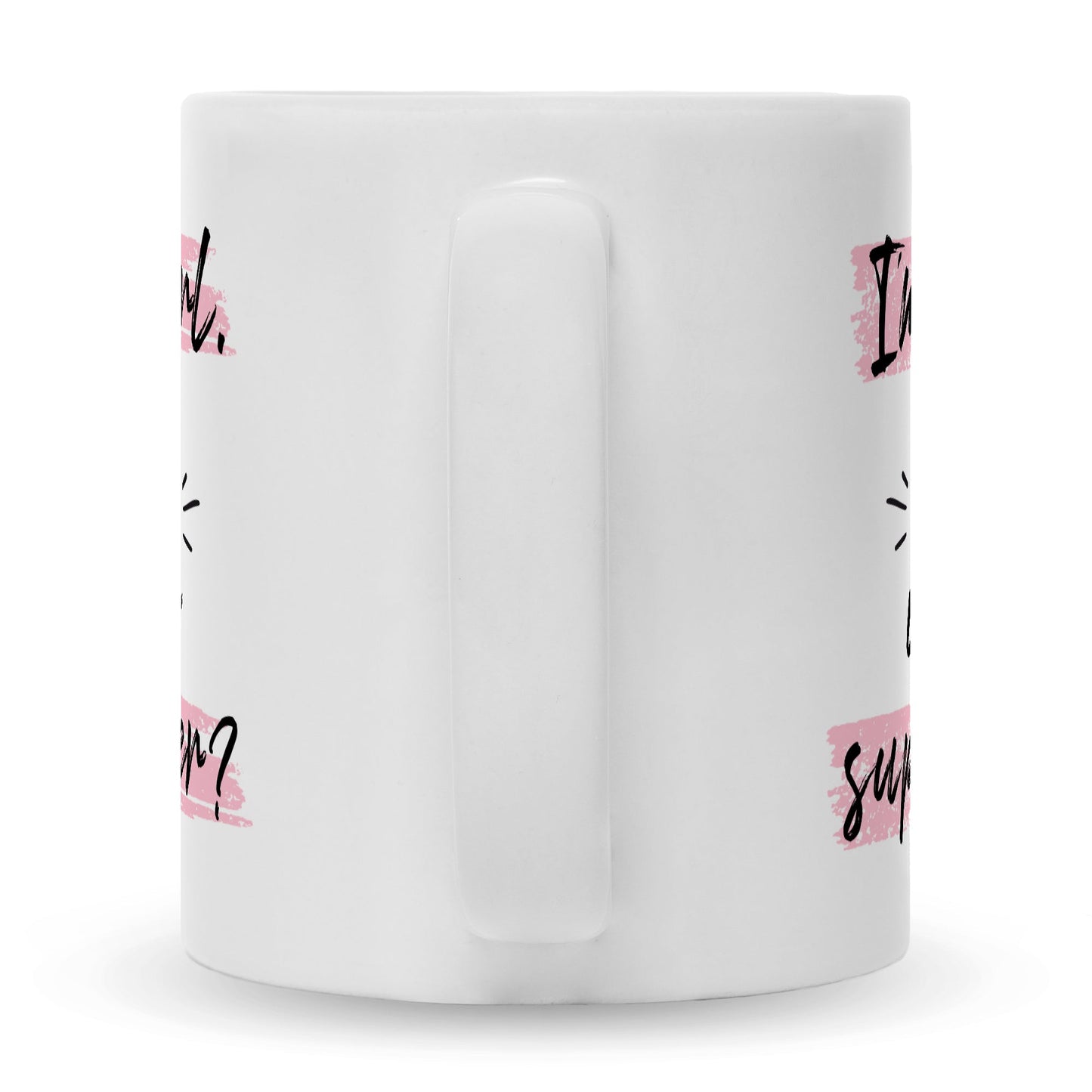 Bedruckte Tasse mit Spruch I'm a girl
